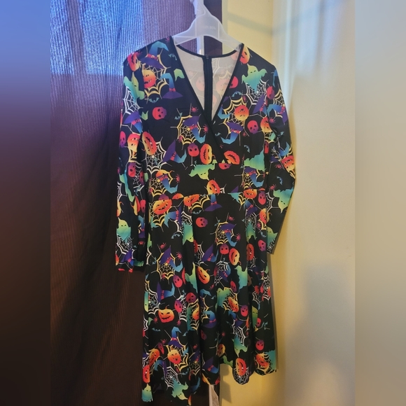 simple flavor Dresses & Skirts - Halloween Print Dress, BNWT, Size L